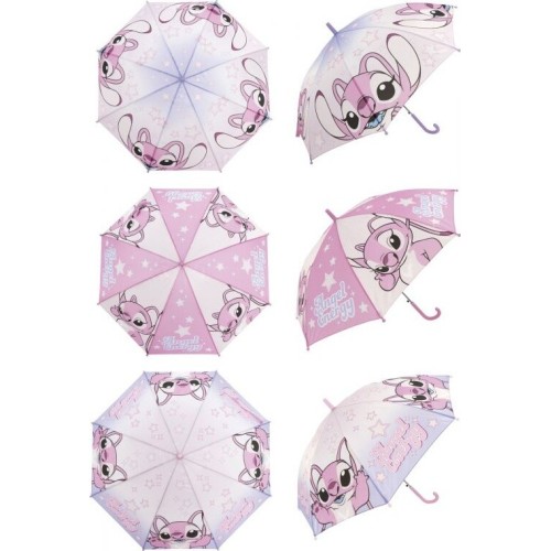 Arditex Lilo & Stitch Polyester Umbrella, 8 Panels, 86cm Diameter, Automatic Opening WD18050  8430957180500