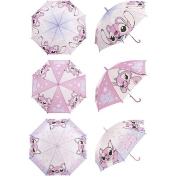 Arditex Lilo & Stitch Polyester Umbrella, 8 Panels, 86cm Diameter, Automatic Opening WD18050  8430957180500