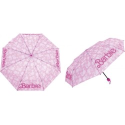 Arditex Barbie Folding Polyester Umbrella, 8 Panels, 96cm Diameter, Manual Opening, Windproof BR16637  8430957166375