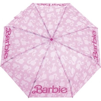 Arditex Barbie Folding Polyester Umbrella, 8 Panels, 96cm Diameter, Manual Opening, Windproof BR16637  8430957166375