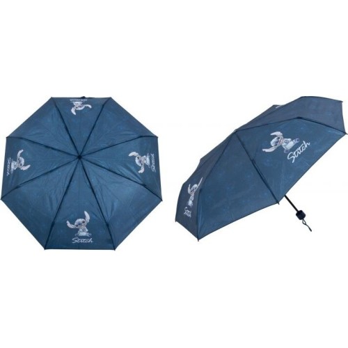 Arditex Lilo & Stitch Folding Polyester Umbrella, 8 Panels, 96cm Diameter, Manual Opening, Windproof WD16623  8430957166238