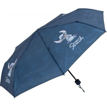 Arditex Lilo & Stitch Folding Polyester Umbrella, 8 Panels, 96cm Diameter, Manual Opening, Windproof WD16623  8430957166238