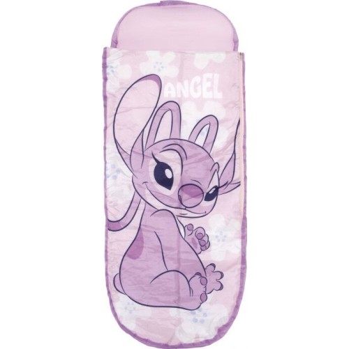 Arditex Φουσκωτό κρεβάτι αερα lilo & stitch και φορητός υπνόσακος 150x62x20cm (ροζ) WD17792  8430957177920