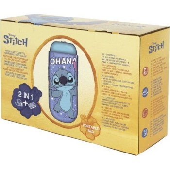 Arditex Lilo & Stitch 150x62x20cm Inflatable air bed and Portable Sleeping bag WD17791  8430957177913