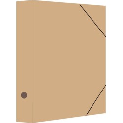 SKAG kraft box with rubber band 26.5x35.5 8.5cm Unprinted 296762 5201303296762
