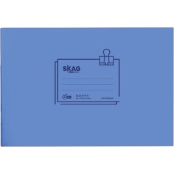 SKAG Notebooks Transparent P.p.Blue 14x20 Striped 50Φ 80gr 223201 5201303223201