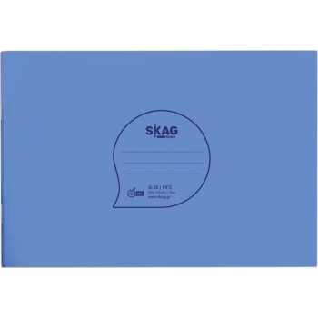 SKAG Notebooks Transparent P.p.Blue 14x20 Striped 50Φ 80gr 223201 5201303223201