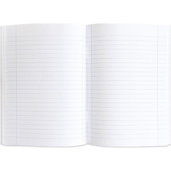 SKAG Notebooks Transparent P.p.Red 14x20 striped 50Φ 80gr 223218 5201303223218
