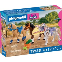 Playmobil I Love Horses Three Horses For Collecting 72133 4008789721334