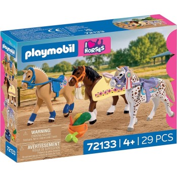 Playmobil I Love Horses Τρία Συλλεκτικά Άλογα 72133 4008789721334