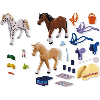 Playmobil I Love Horses Three Horses For Collecting 72133 4008789721334