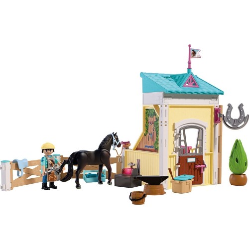 Playmobil I Love Horses Small Stable With Blacksmith 72131 4008789721310