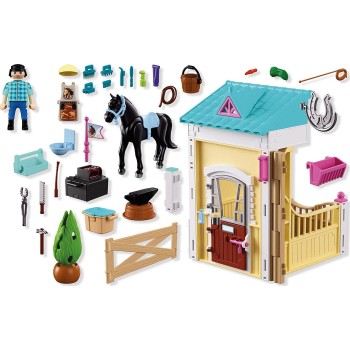 Playmobil I Love Horses Small Stable With Blacksmith 72131 4008789721310