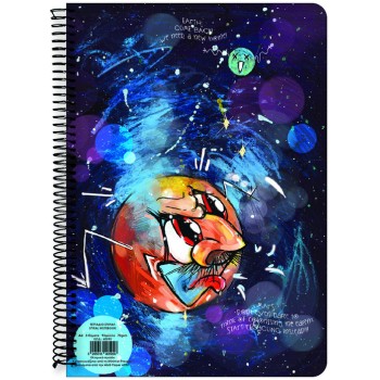 A&G PAPER Planets Spiral Notebooks 17X24, 2-Subject, 60 Sheets. 0040596 5205616405965