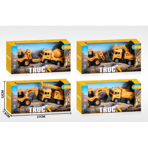 Toys-shop Choice Friction Δομικά Οχήματα Σε Διάφορα Σχέδια JA133620 6990526336209