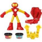 Hasbro Play-doh Marvel Iron Man Blast Launcher With Bendy Action Figure, Arts & Cr F9829 / G3106 5010996357687