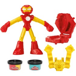 Hasbro Play-doh Marvel Iron Man Blast Launcher With Bendy Action Figure, Arts & Cr F9829 / G3106 5010996357687