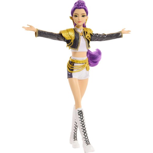 Mattel Kpop Demon Hunters Huntr/x Rumi “golden” Singing Doll in Removable Outfit & 5 Posable Joints JRN40 194735424856