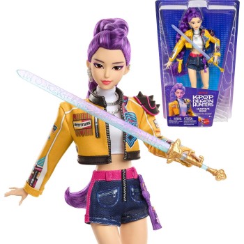 Mattel Kpop Demon Hunters Huntr/x Rumi Fashion Doll in Removable Look With Themed Movie Accessories JRN35 194735424870