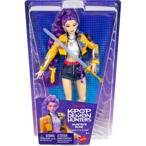 Mattel Kpop Demon Hunters Huntr/x Rumi Fashion Doll in Removable Look With Themed Movie Accessories JRN35 194735424870