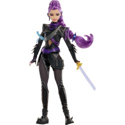 Mattel Kpop Demon Hunters Huntr/x Rumi Deluxe Fashion Doll in Removable Battle Look With Sword Accessory JRW19 194735429318