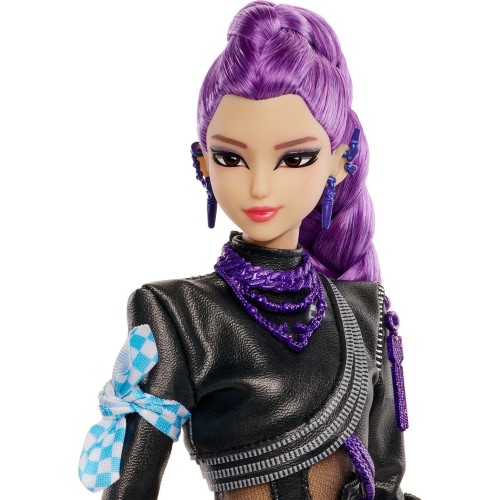 Mattel Kpop Demon Hunters Huntr/x Rumi Deluxe Fashion Doll in Removable Battle Look With Sword Accessory JRW19 194735429318