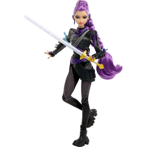 Mattel Kpop Demon Hunters Huntr/x Rumi Deluxe Fashion Doll in Removable Battle Look With Sword Accessory JRW19 194735429318