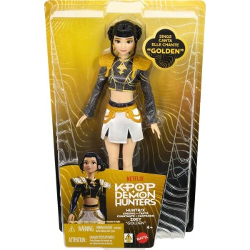 Mattel Kpop Demon Hunters Huntr/x Zoey “golden” Singing Doll in Removable Outfit & 5 Posable Joints JRN42 194735424832