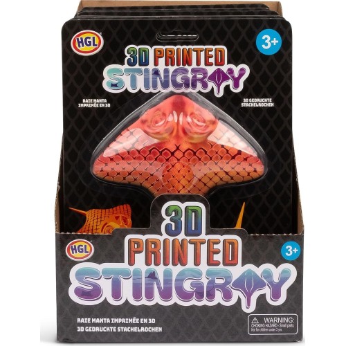 HGL 3D Printed Stingray Fidget Toy – Articulated Sensory Sea Creature 1 Col 31.SV22527 5021813225270