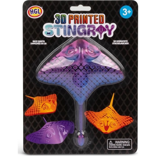 HGL 3D Printed Stingray Fidget Toy – Articulated Sensory Sea Creature 1 Col 31.SV22527 5021813225270
