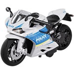 Toys-shop Choice Friction Power Police Motorcycle With Light And Music JA136115 6990526361157