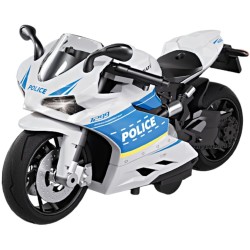 Toys-shop Choice Friction Power Police Motorcycle With Light And Music JA136115 6990526361157
