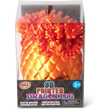 HGL 3D Printed Dragon Egg: Συναρπαστικό 3D Design: Movable Dragon In Elegant Dragon Egg. 31.SV22151 5021813221517