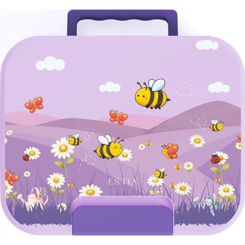 Estia Children's Lunch Box Save the Aegean 950ml With 3 Stainless Detachable Cases Garden Friends 01-44282 5207158044282