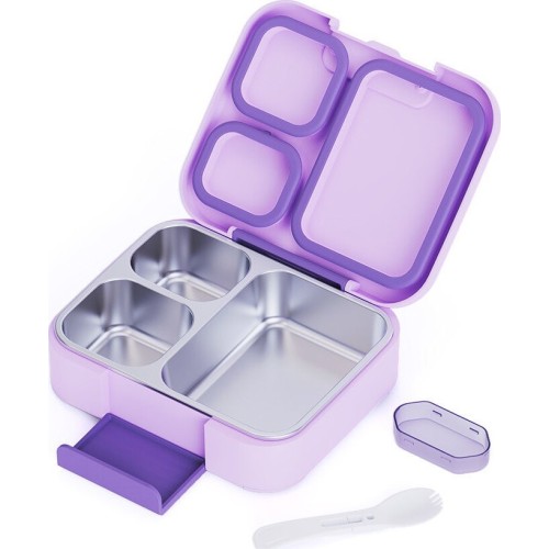 Estia Children's Lunch Box Save the Aegean 950ml With 3 Stainless Detachable Cases Garden Friends 01-44282 5207158044282