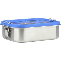 Estia Food Container Stainless Steel With Divider 1200ml City Heroes 01-43582 5207158043582