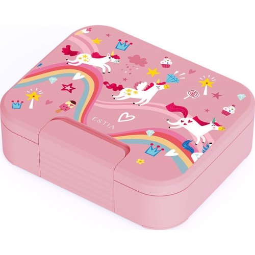 Estia Children's Lunch Box Save the Aegean 1040ml With Triple Detachable Case Rainbow Dreams 01-44268 5207158044268