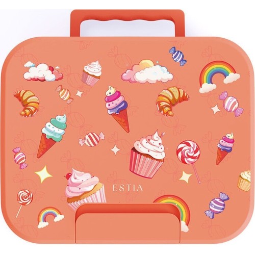 Estia Children's Lunch Box Save the Aegean 1040ml With Triple Detachable Case Candy Sky 01-44206 5207158044206