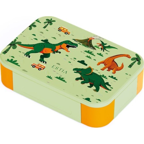 Estia Children's Food Container Save the Aegean 900ml With 2 Detachable Dino Explorer Cases 01-43940 5207158043940