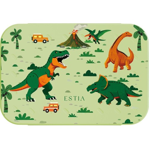 Estia Children's Food Container Save the Aegean 900ml With 2 Detachable Dino Explorer Cases 01-43940 5207158043940
