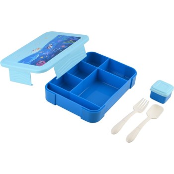 Estia Children's Food Container Save the Aegean 1330ml With 5 Ocean Play Pouches 01-33378 5207158033378