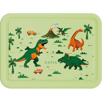 Estia Children's Food Container Save the Aegean 1330ml With 5 Dino Explorer Pouches 01-43902 5207158043902