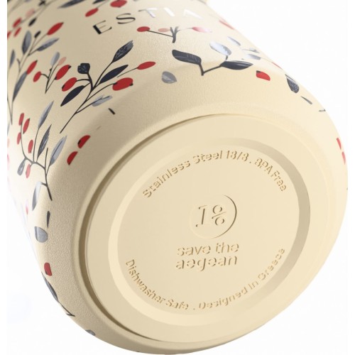 Estia Thermos Pulse Save the Aegean 500ml Bloom Beige 01-42462 5207158042462