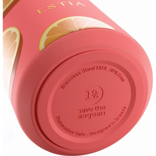 Estia Thermos Lens Save the Aegean 360ml Orange Pop 01-43056 5207158043056