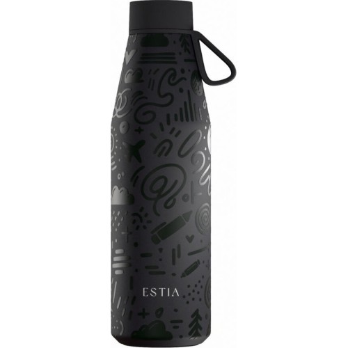 Estia Thermos Flow Save the Aegean 500ml Noir Echo 01-42059 5207158042059