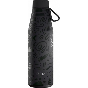 Estia Thermos Flow Save the Aegean 500ml Noir Echo 01-42059 5207158042059