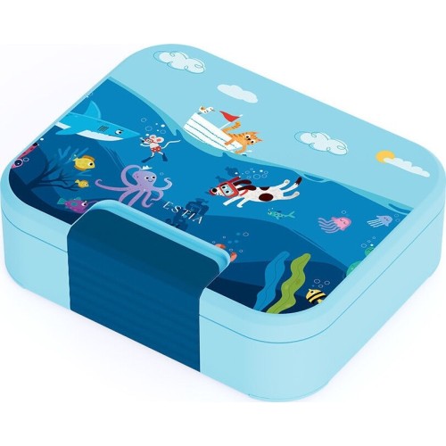 Estia Children's Lunch Box Save the Aegean 950ml With 3 Stainless Detachable Cases Ocean Play 01-44374 5207158044374