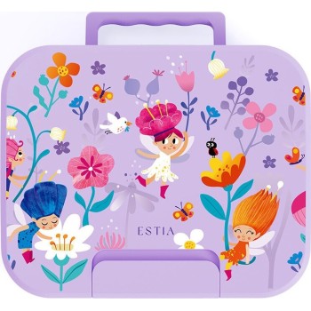 Estia Children's Lunch Box Save the Aegean 950ml With 3 Stainless Detachable Cases Fairy Tales 01-44343 5207158044343