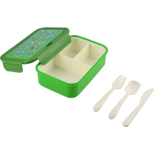 Estia Children's Food Container Save the Aegean 1400ml With 3 Jungle Kick Pouches 01-33637 5207158033637