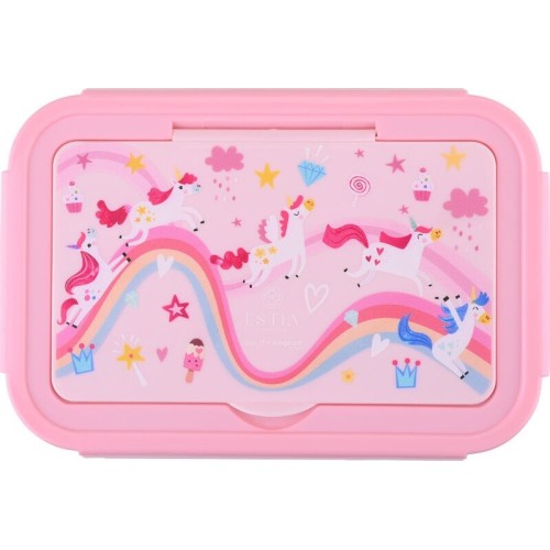 Estia παιδικό φαγητοδοχείο Save the Aegean 1400ml ΜΕ 3 θήκες Rainbow Dreams 01-34375 5207158034375